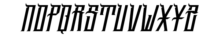 Mockrim-Italic Font LOWERCASE