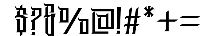 Mockrim-Regular Font OTHER CHARS
