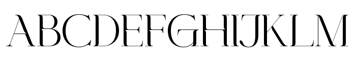 Mocktaile Typeface Regular Font UPPERCASE