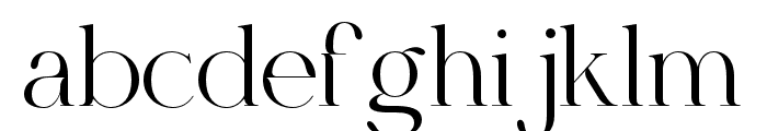 Mocktaile Typeface Regular Font LOWERCASE