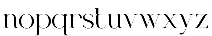 Mocktaile Typeface Regular Font LOWERCASE