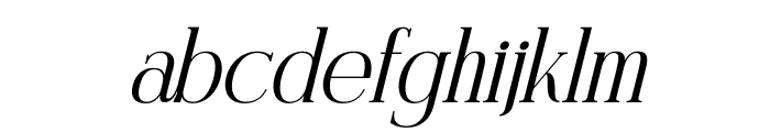 Modasite Italic Font LOWERCASE