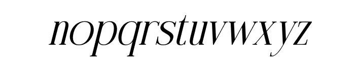 Modasite Italic Font LOWERCASE