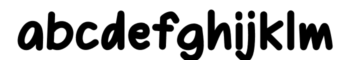 Model Regular Font LOWERCASE