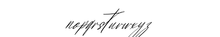 Modena Prestige Italic Font LOWERCASE