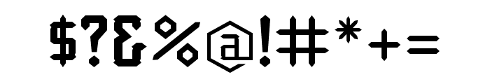 Modenik-Regular Font OTHER CHARS