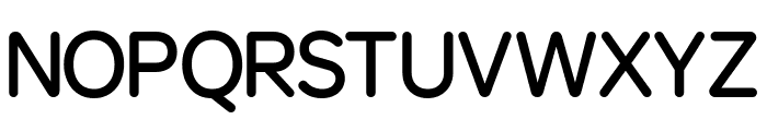 Modeque Round Font UPPERCASE
