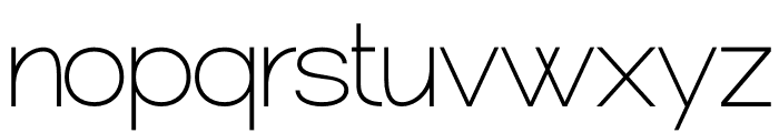 Moderan Regular Font LOWERCASE