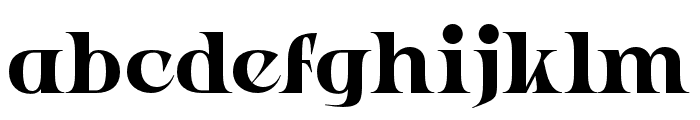 Modern Aesthetic Regular Font LOWERCASE