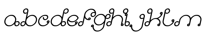 Modern Aristocrat Bold Italic Font LOWERCASE