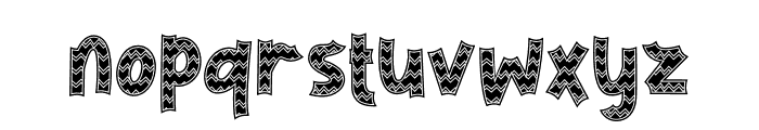 Modern Bauble Bliss Four Font LOWERCASE