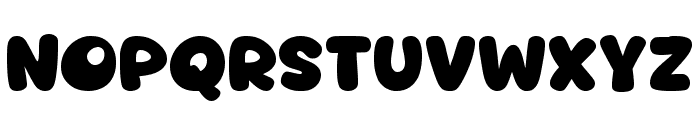 Modern Bubble Regular Font UPPERCASE