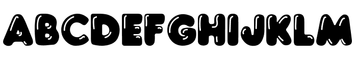 Modern Bubble Font LOWERCASE