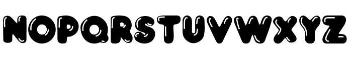 Modern Bubble Font LOWERCASE