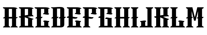 Modern Cavalry Font UPPERCASE