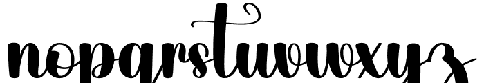 Modern Christmas Font LOWERCASE