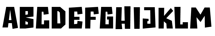 Modern Comic Font UPPERCASE