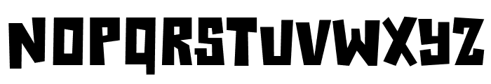 Modern Comic Font LOWERCASE