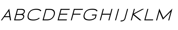 Modern Deluxe Italic Font LOWERCASE