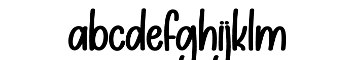 Modern Digital Font LOWERCASE