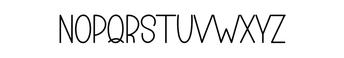 Modern Maddison Font LOWERCASE