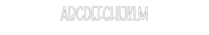 Modern Outline FONT
