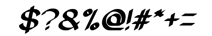 Modern Script Bold Italic Font OTHER CHARS