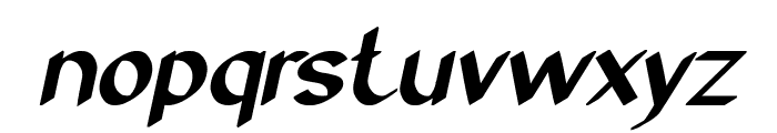 Modern Script Bold Italic Font LOWERCASE