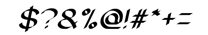 Modern Script Italic Font OTHER CHARS