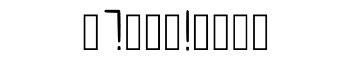 Modern Signal Regular Font OTHER CHARS
