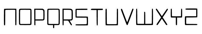Modern Signal Regular Font UPPERCASE