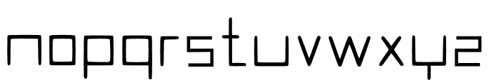Modern Signal Regular Font LOWERCASE