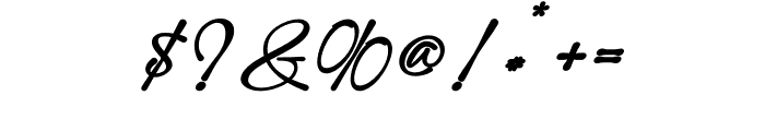 Modern Signature Bold Font OTHER CHARS