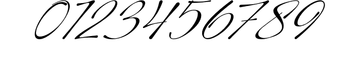 Modern Signature Italic Font OTHER CHARS