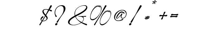 Modern Signature Font OTHER CHARS