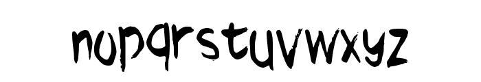 Modern Sumi Regular Font LOWERCASE