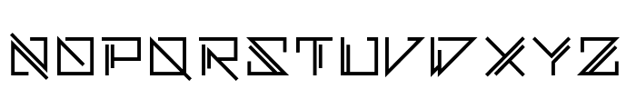 Modern Tribe Regular Font UPPERCASE