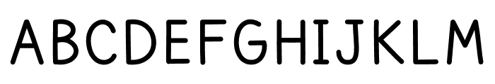 Modern day Font UPPERCASE