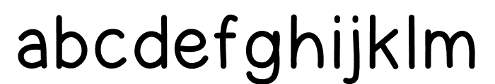 Modern day Font LOWERCASE
