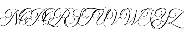 ModernAvenue-Regular Font UPPERCASE