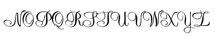 ModernCalligraphy Font UPPERCASE