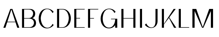 ModernTimes-Light Font UPPERCASE