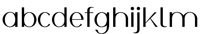 ModernTimes-Light Font LOWERCASE