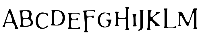 ModernWizardFade-Regular Font LOWERCASE