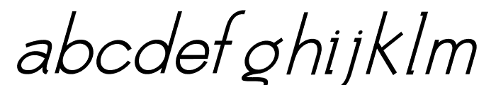 Modernilo Bold Italic Font LOWERCASE