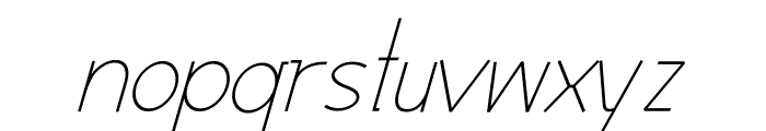Modernilo Italic Font LOWERCASE