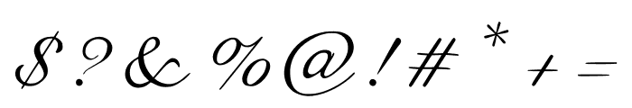 Modernline Handwritten Font OTHER CHARS