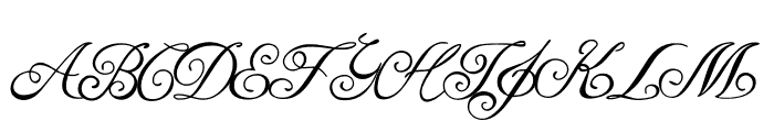 Modernline Handwritten Font UPPERCASE