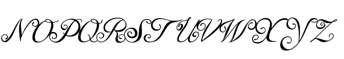 Modernline Handwritten Font UPPERCASE
