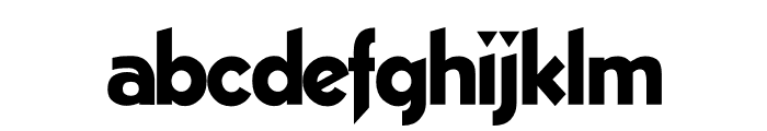 Modertica Font LOWERCASE